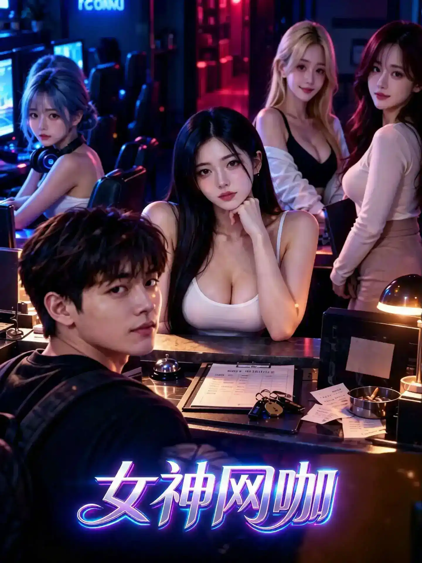 女神网咖短剧封面